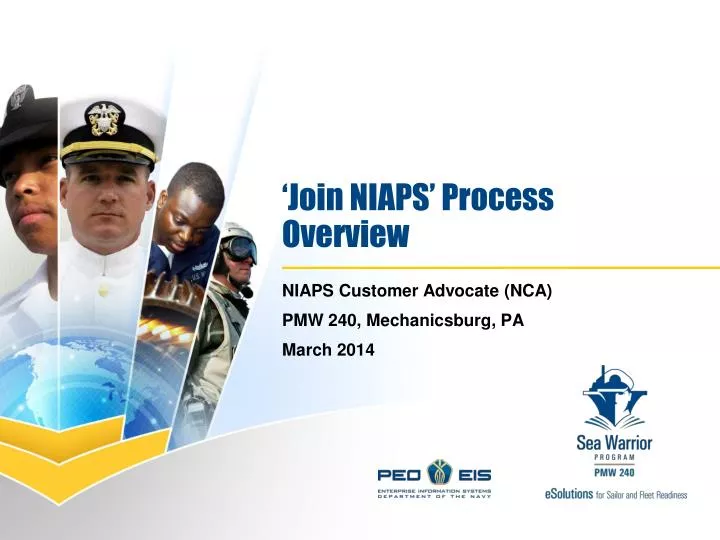 join niaps process overview