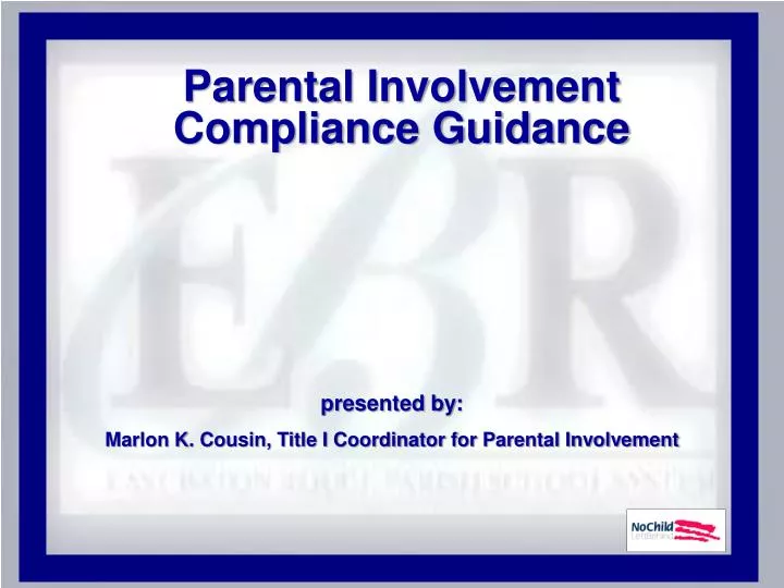parental involvement compliance guidance