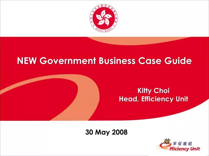 new government business case guide