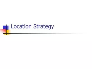 Location Strategy