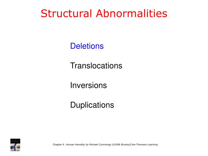 structural abnormalities