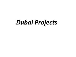 Dubai Projects
