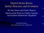 Digital Demo Room Stellar Structure and Evolution - slide 1
