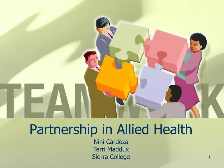 partnership in allied health