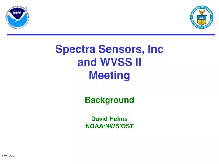 spectra sensors inc and wvss ii meeting background david helms noaa nws ost