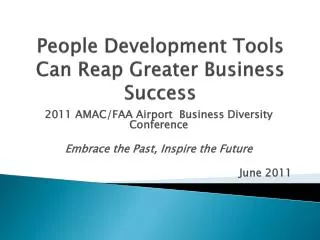 People Development Tools Can Reap Greater Business Success
