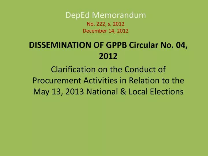 deped memorandum no 222 s 2012 december 14 2012