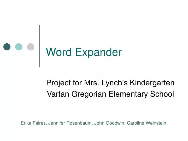 word expander