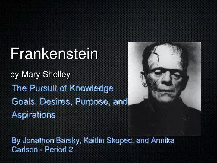 frankenstein by mary shelley