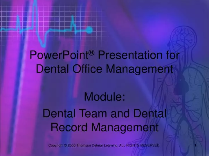powerpoint presentation for dental office management