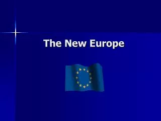 The New Europe