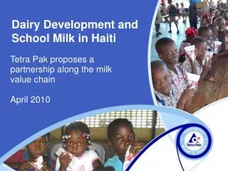 Tetra Pak proposes a partnership along the milk value chain April 2010