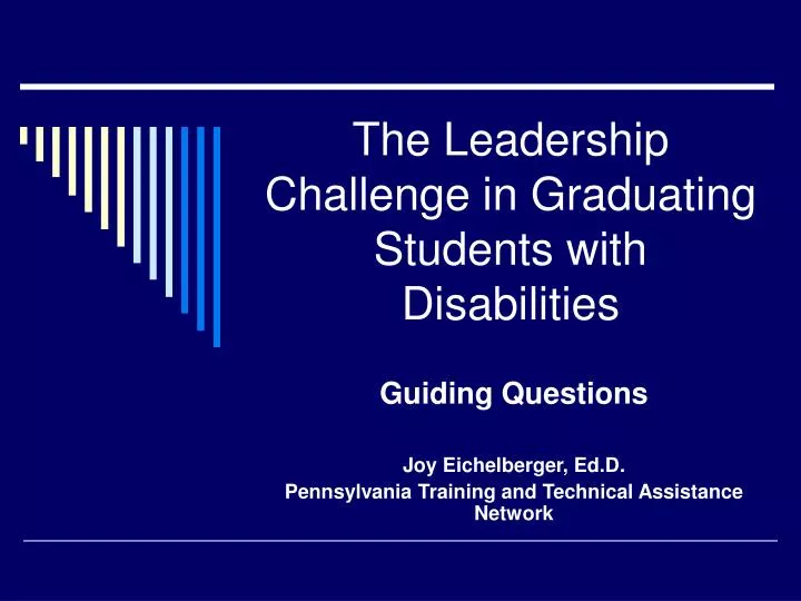 the leadership challenge in graduating students with disabilities