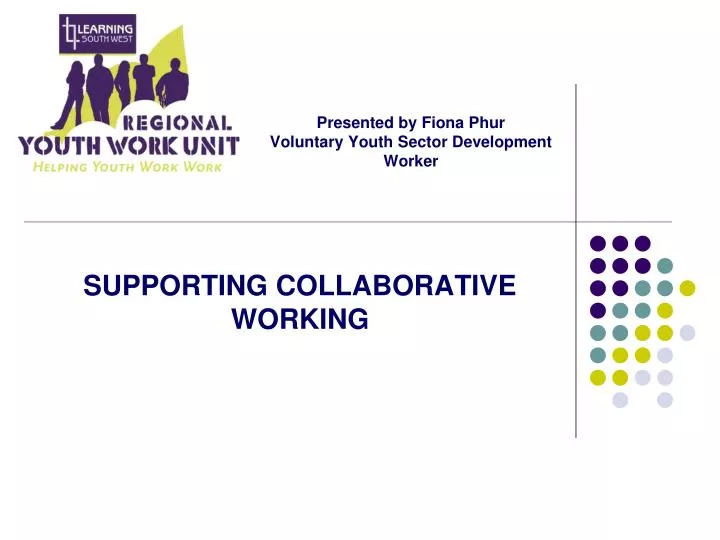 presented by fiona phur voluntary youth sector development worker
