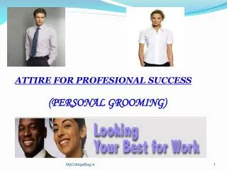 ATTIRE FOR PROFESIONAL SUCCESS ( PERSONAL GROOMING)