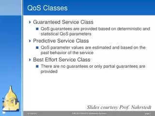 QoS Classes