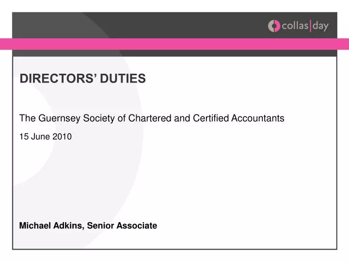 directors duties