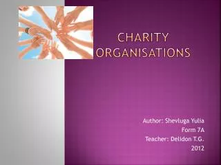 Charity organisations