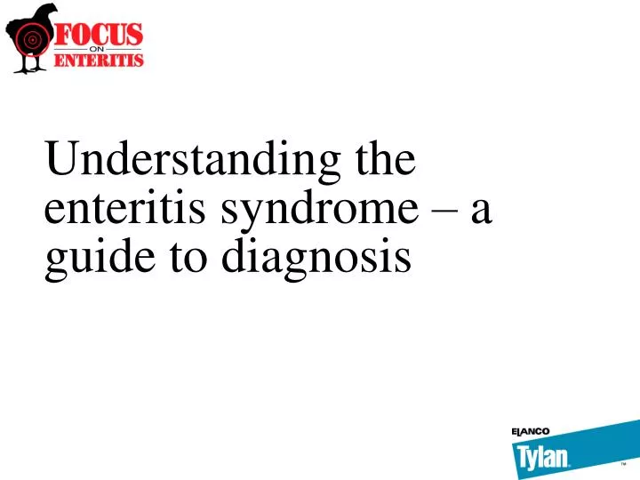 understanding the enteritis syndrome a guide to diagnosis