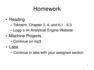 Homework