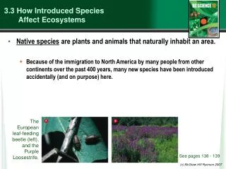 3.3 How Introduced Species Affect Ecosystems