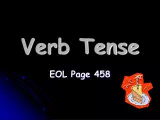 verb tense
