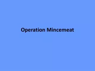 Operation Mincemeat