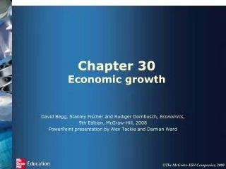Chapter 30 Economic growth