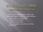 Scan gun returns - slide 1