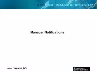 Manager Notifications