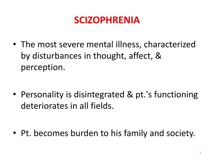 scizophrenia