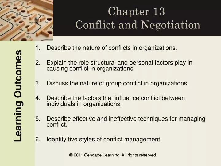 chapter 13 conflict and negotiation