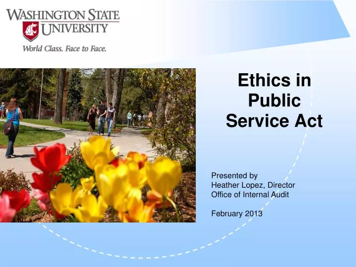 ethics in public service act