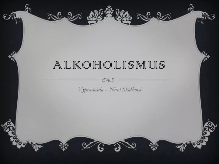 alkoholismus