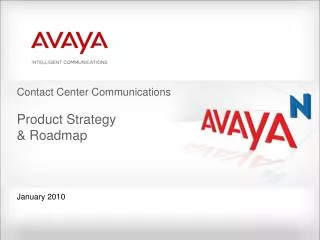 Contact Center Communications Product Strategy &amp; Roadmap