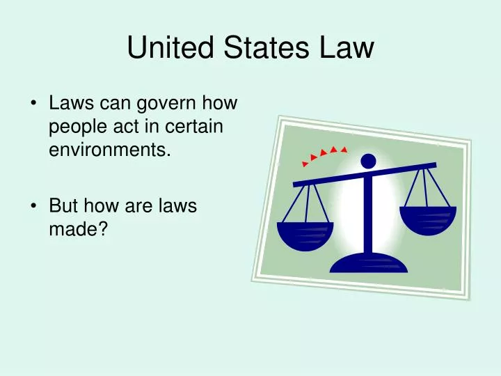 united states law