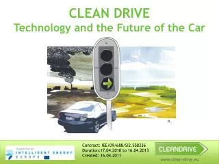 CLEAN DRIVE Technology and the Future of the Car