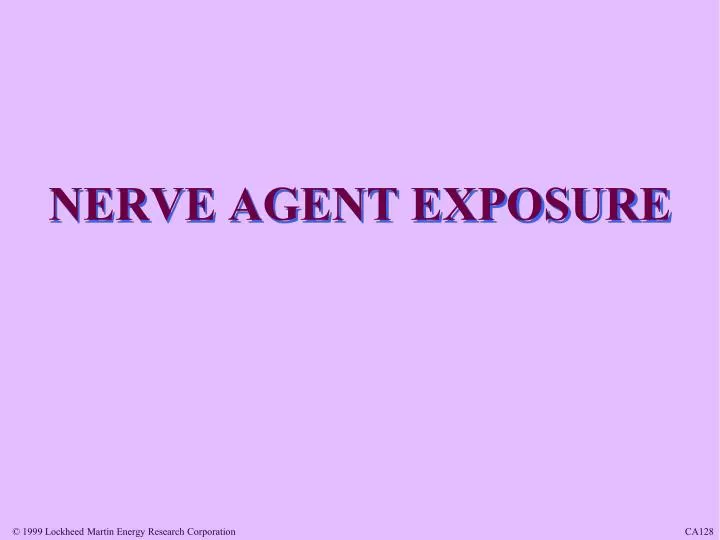 nerve agent exposure