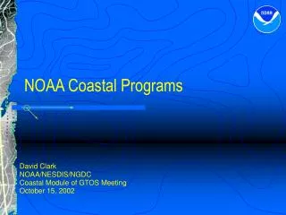NOAA Coastal Programs