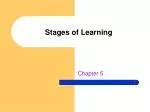 Stages of Learning - slide 1