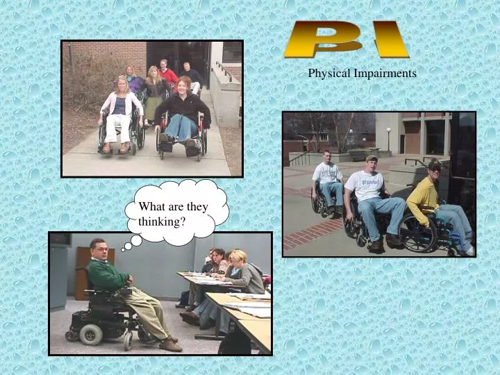 physical impairments