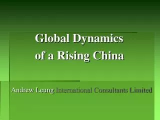 Andrew Leung International Consultants Limited