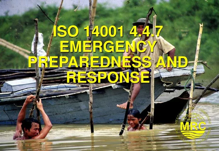 iso 14001 4 4 7 emergency preparedness and response