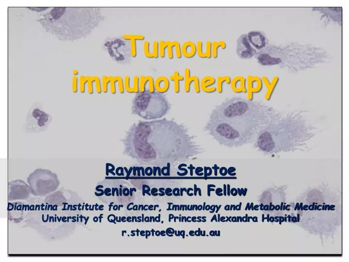 tumour immunotherapy