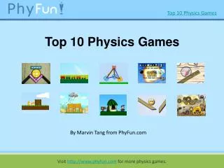 Top 10 cool online Physics Games