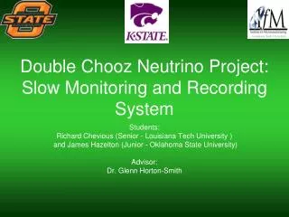 Double Chooz Neutrino Project: Slow Monitoring and Recording System