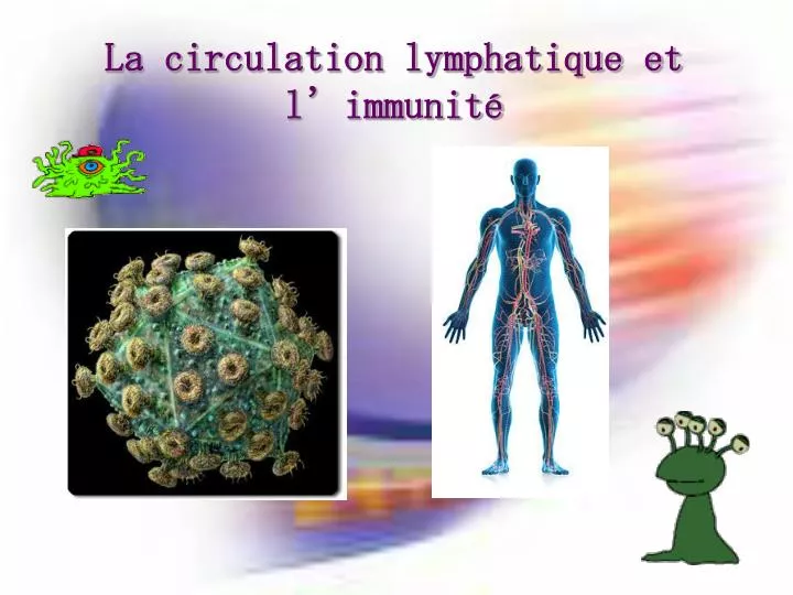 la circulation lymphatique et l immunit