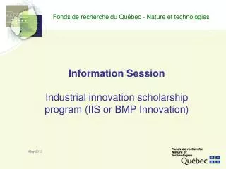Fonds de recherche du Québec - Nature et technologies