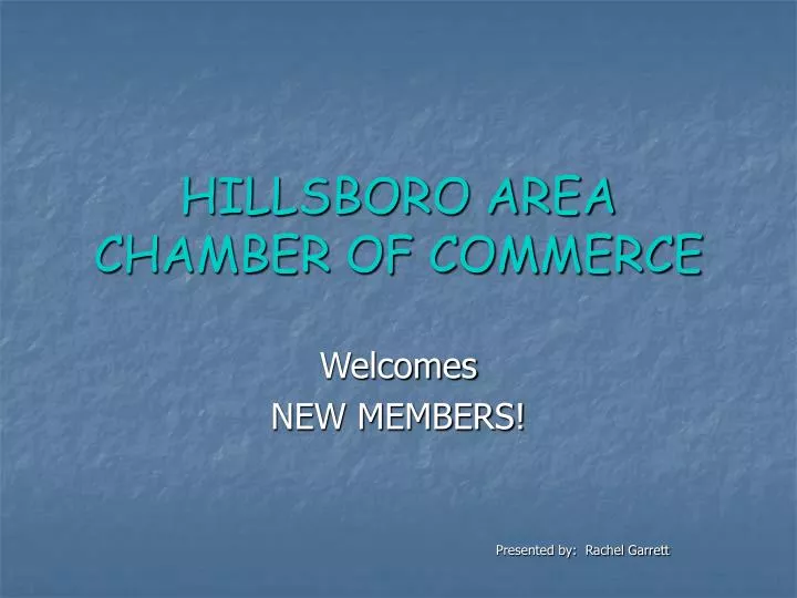 hillsboro area chamber of commerce