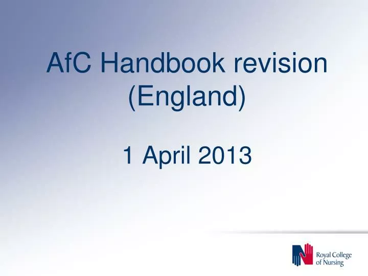 afc handbook revision england